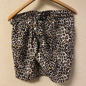 BoohooMan - Leopard print button down shirt, Size L. New unworn. 1/2 of a set!